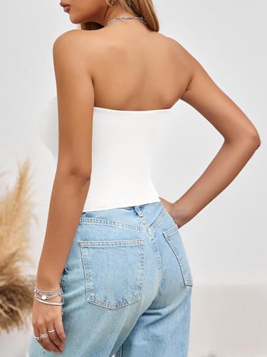 Imily Bela Womens Summer Tube Tops Strapless No Pad Clubwear Y2K Going Out Stretchy Basic Casual Cami Tops3