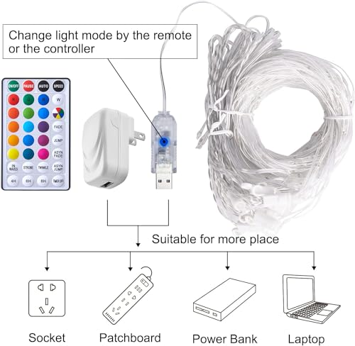 Brightown HU-XI-122 16 Colors Changing Curtain Lights thumb #6