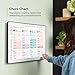 Skylight Calendar Max: 27-Inch Smart Digital Calendar & Chore Chart, Family Organizer with Interactive Touchscreen Display – Wall Mountable in Portrait or Landscape, Classic Black Frame