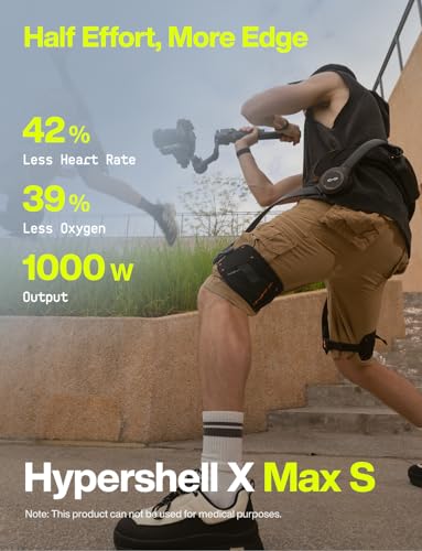 Image of Hypershell X Max S Exoskeleton, Instinct in Sync with 0.31s Response Time, 1000 W Output with Upgraded Soft Package, 30km Battery Range, Leg Exoskeleton for Daily and Outdoor Activities, Walking