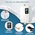 Tankless Water Heater Electric, 3000W Tankless Electric Water Heater 110V, On Demand Hot Water Heater Electric with Digital Display, Electric Tankless Hot Water Heater for Kitchen Bathroom Washin