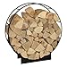 Produktbild HARK Design Kamin Holzwiege Holzkorb Holzlege schwarz 75 cm