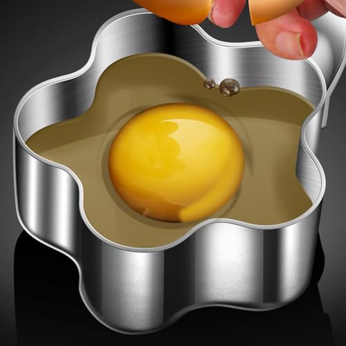 Molde para huevos de acero inoxidable para muffins ingleses y tortitas 5