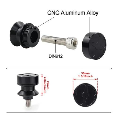 Tornillo soporte de basculante 8mm compatible con Suzuki V-Strom y GSR 5