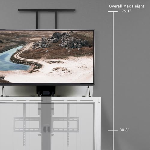 VIVO MOUNT-E-UP65A Motorisierter TV-Ständer für 81,3 bis 65 Zoll Bildschirme, vertikaler Lift-TV-Ständer mit Fernbedienung, kompakte TV-Halterung, Halterung – Bild 5