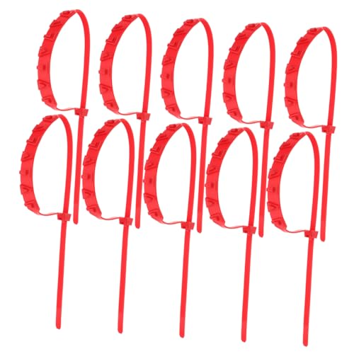 Unomor Winter Car Tire Chains 10pcs Tire Zip Ties Cables Quick Install Anti-slip for Winter