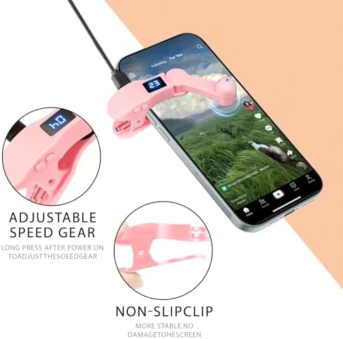 HalfofLife Auto Clicker for iPhone & TikTok Live - Auto Tap, Auto Screen Tapper for Smart Phone, Customizable Timing for Social Media, Broadcasts Likes, Lightning Deal, Reward Task (Pink) - 4