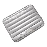 Xanorrg Quilted Laptop Sleeve 13 14 Inch For Commuters And Freelancers Computer Storage Case With Protective Padding College Student Laptop Gift