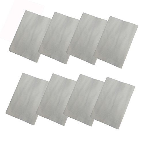 コットンフランネル8枚組 ひまし油用 無添加 無漂白 平織 両面起毛フランネル生成