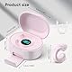UrbanHomes Tiktok Bluetooth Remote Control, Fingertip Side Rolling Ring Rechargeable Selfie Camera Remote Control, Fingertip Flipper Avec BoîTier De Charge Sans Fil Pour Ios/Android (Rosa)