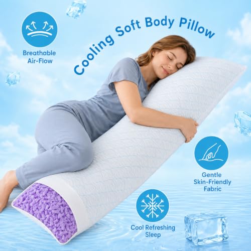 Image of WISHSMILE Cooling Shredded Memory Foam Body Pillows