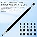 10Pack Stylus Pen,Stylus Pens for Touchscreen, 2-in-1High Precision and Sensitivity Stylus Pen for iPad,iPhone,Smartphones,Android and Tablets,All Universal Touch Screen Devices(10Stylus Pen+20 Tips)