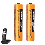 HHR-70AAAB NI-MH Akku für Panasonic 1,2 V 700 mAh AAA Akku wiederaufladbare Batterien für BT Gigaset schnurlose Telefone, 2 Stück