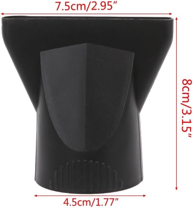 2Pcs Hair Dryer Nozzle Hair Dryer Diffuser Drying Cover Narrow Concentrator Replacement Hairdressing Salon Styling Tool