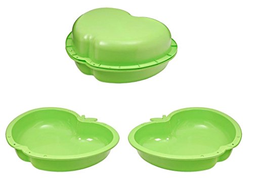 2pcs SCATOLE DI SABBIA sabbiera mela., Verde