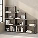 Furinno Turn-N-Tube 3-Tier Multipurpose Compact Bookcase, French Oak/Black