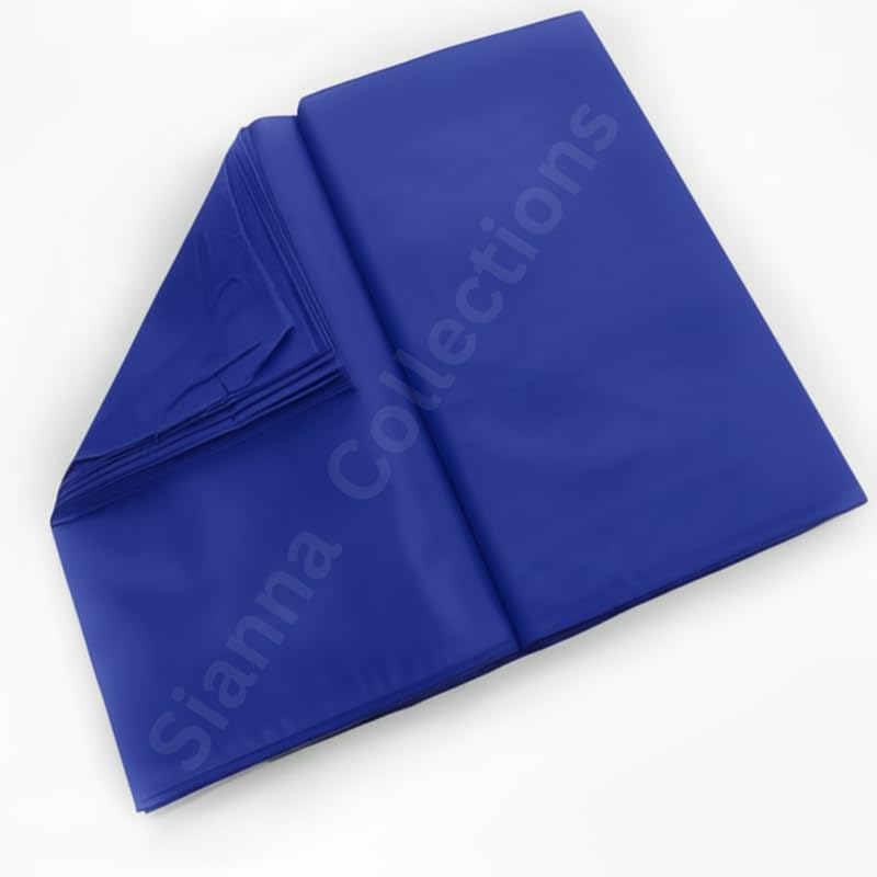 Image of Premium Plain Cotton Costume Lining Dress Fabric 34 inch Wide, Best Material - Royal Blue Color - 3 Meter Pack