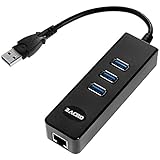 Zacro 3 Port USB3.0 Hub 10/100/1000 Gigabit Ethernet con Cable Adaptador de Red USB 3.0 a RJ45 para Macbook Pro Air, iMac, Mac Mini, ChromeBook