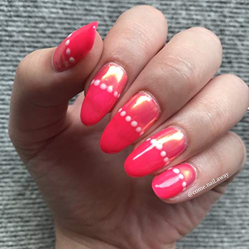 AIMEILI UV LED Gellack ablösbarer Gel Nagellack Gel Nail Polish - Neon Shocking Pink (055) 10ml – Bild 8
