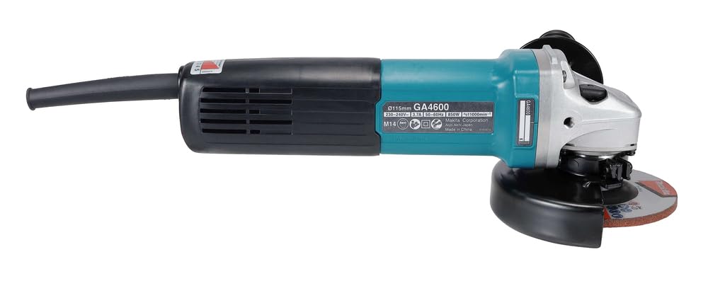 Makita GA4600 - Amoladora angular de 115 mm Corded, para corte y lijado