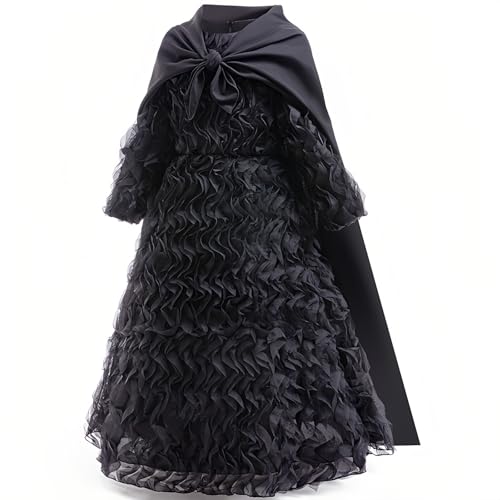 Disfraz Elphaba para niñas con capa y sombrero miniatura 2