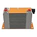 DYRABREST Hydraulic Oil Cooler, 60LPM Air Cooled Radiator, 12V DC All-Copper Motor, 2300Kcal/H Cooling Capacity, Compact for Industrial, Marine, Vehicle Systems (Orange)