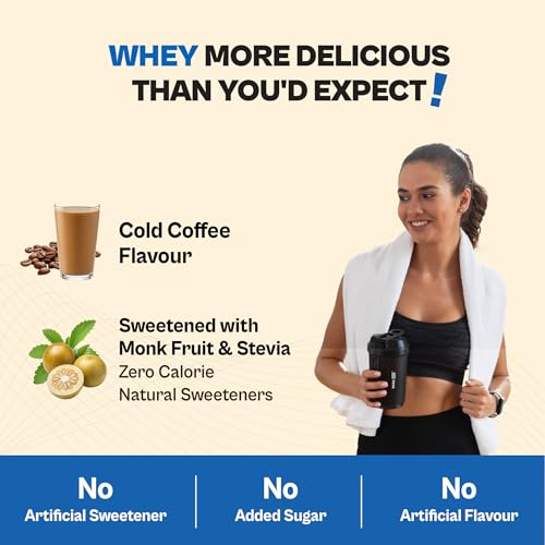 Image of Tata 1mg Ultra Clean Whey Protein Concentrate - Coffee, 1kg | 24g protein, 4.8g BCAA & 30B CFU Probiotics-28 Sachets