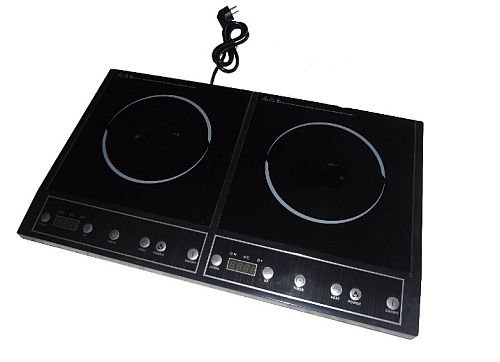 Moderne Multifunktions Doppel-Induktionskochplatte Induktionskocher 3400 Watt