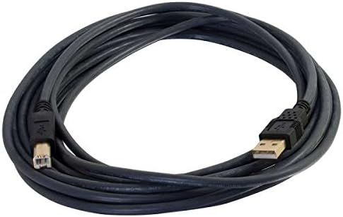 C2G/Cables to Go 45003 Ultima USB 2.0 A/B Cable, Black (9.8 Feet/ 3 Meters)
