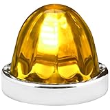 GG Grand General 92431 Stainless Steel Light Amber Watermelon Glass Lens Kit for #1156, Bulb not