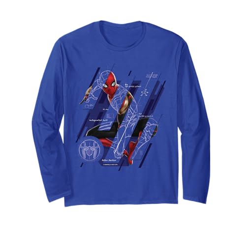 T-shirt Spider-Man motif Spidey Tech manches longues col rond en coton