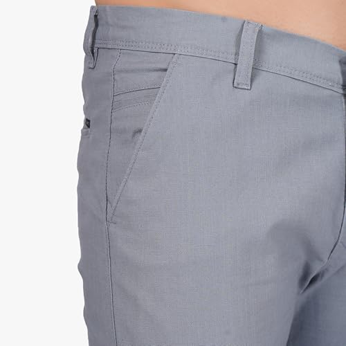 Image of Men's Regular Fit Linen Trousers | Slim Fit Lightweight Casual Pants | Stylish Dress Pants for Office or Travel | Premium Luxury Linen Trouser Pant with Breathable Comfort