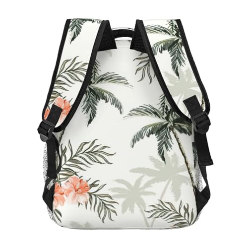 Mochila plegable ligera con estampado de palmeras tropicales para camping 4