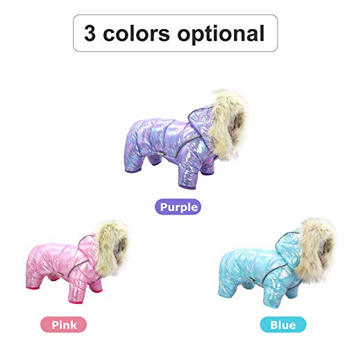 DECDEAL Roupas para animais de estimação Casaco impermeável para animais de estimação com chapéu Rou