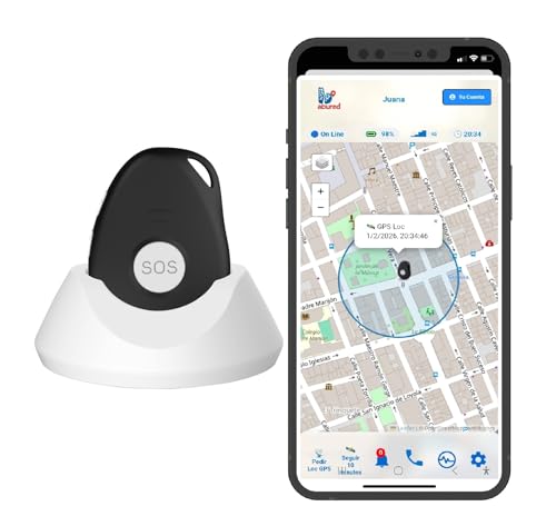 Localizador GPS Personas Mayores sin Cuotas, 4G, Botón SOS Emergencia, Detector de Caída, Teléfono, Avisos de Movimiento e Inactividad, APP Español, Colgante, 72h Batería, Dispositivo Family Care ELE2 Localizador GPS Personas Mayores sin Cuotas, 4G, Botón SOS Emergencia, Detector de Caída, Teléfono, Avisos de Movimiento e Inactividad, APP Español, Colgante, 72h Batería, Dispositivo Family Care ELE2