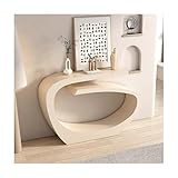 SRDCAIM Mesa Consola de Metal Moderna,80cm/31.5in)