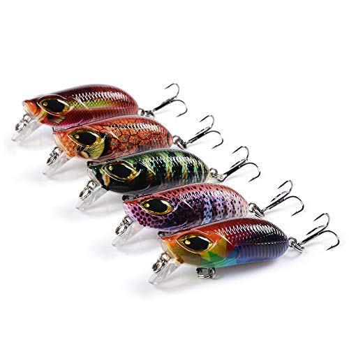 Isca de pesca, Andoer 5,8 cm 7g Crankbait Pesca Isca de Manivela Artificial Isca Pesada Isca Pesada