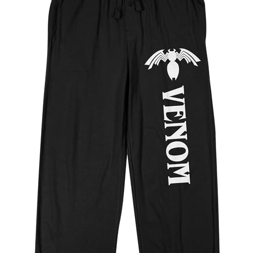 Marvel Universe Venom Publishing Art Men's Black Sleep Pajama Pants2