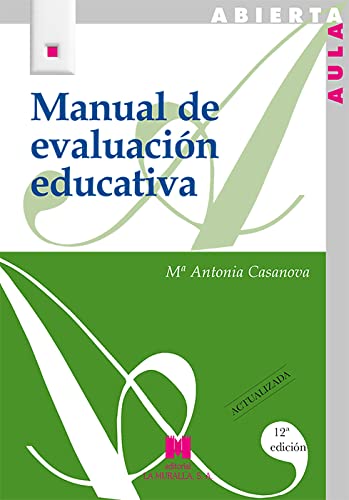 Portada de Manual de evaluación educativa