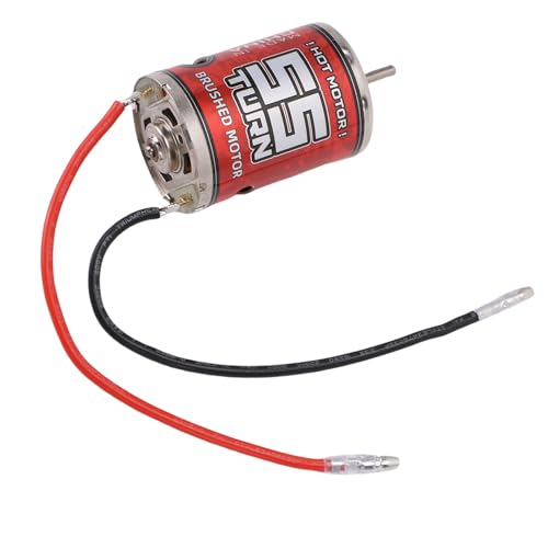 SPYMINNPOO Motor Cepillado RC 55T, Motor Eléctrico 540 de Alto par con Construcción de Hierro y Cobre para Barcos sobre Orugas y Vehículos de Control Remoto Todoterreno