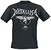 Produktbild Metallica Biker Männer T-Shirt schwarz 4XL 100% Baumwolle Band-Merch, Bands