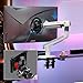 NB Gaming Monitor Arm or for 32 to 60 Inches Screen, Load up to 20 kg, VESA 75/100, RGB-Light, Heavy Duty, Multi Angle Adjustable, Premium Aluminum, White