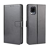 HAOYE Coque pour ZTE Axon 11 5G Coque, Fonction Stand Etui, [Flip Stand/Card Slot] Protection Case Cover en Cuir PU Premium Housse avec Magn�tique/Portefeuille/Support, Noir