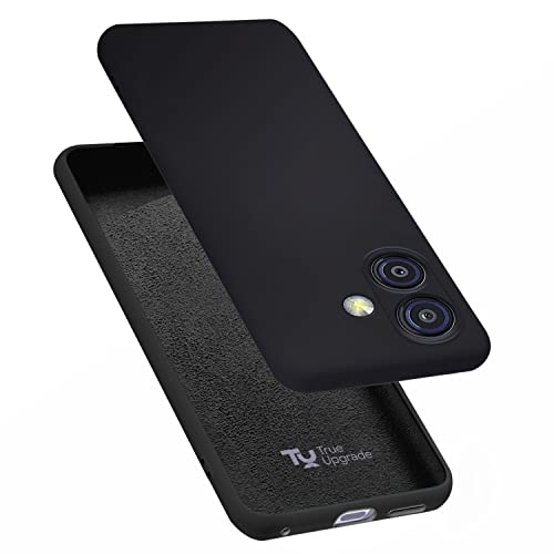 Image of TRUEUPGRADE Compatible for Samsung Galaxy F14 5G Cover Case | Soft Silicon Rubberised Cover |Camera Protection Bump Back Cover (Black)