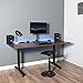 VIVO Single LCD Computer Monitor Mount, Freestanding Desk Stand with Glass Base for 1 Screen up to 32 inches STAND-V001HG