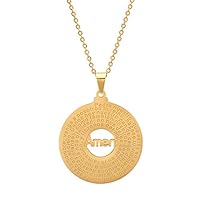 Algopix Similar Product 15 - 18K Gold Plated Stainless Steel Padre