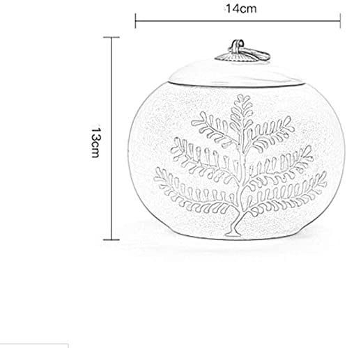Urne cinerarie Bare e Urne Cinerarie Funeral urna Mini urne funerarie Urne funerarie Keepsake Ceneri Urne funerarie in Ceramica per Adulti o Animali Domestici a casa YSDKJ1522(Color:E)