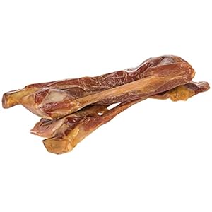 Schecker Schinkenknochen aus Italien 1x2 - Edelschinken - Kauknochen mit viel Fleisch - Schweinefleisch - 14 Monate luftgetrocknet in Vakuumverpackung