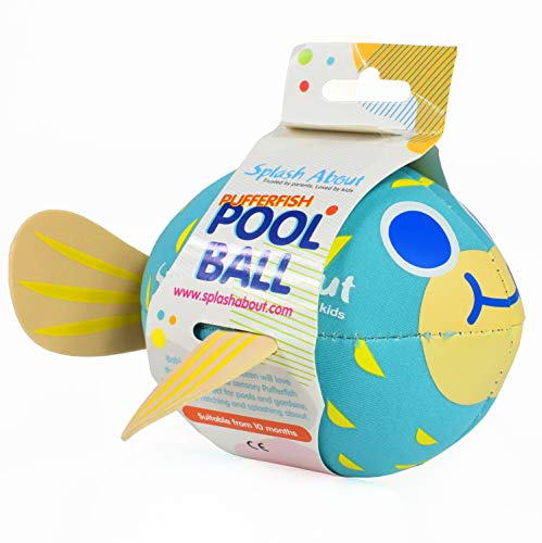 Splash About Kugelfisch Neopren-Aqua-Ball-Poolspielzeug - Blau