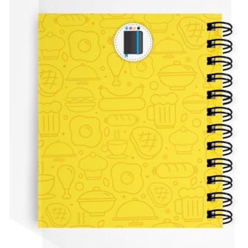 Caderno Pequeno Elástico Chef De Cozinha Bloco De Anotação